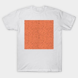 Cheetah Pattern on Apricot T-Shirt